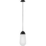 Lampa wisząca Ellipse biało-czarna | Decolab24