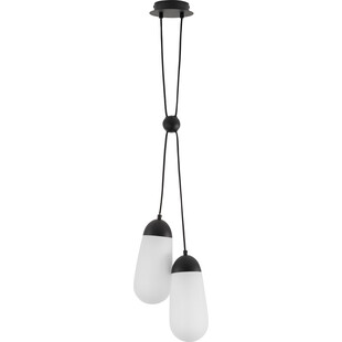 Lampa wisząca Ellipse biało-czarna | Sklep Decolab24