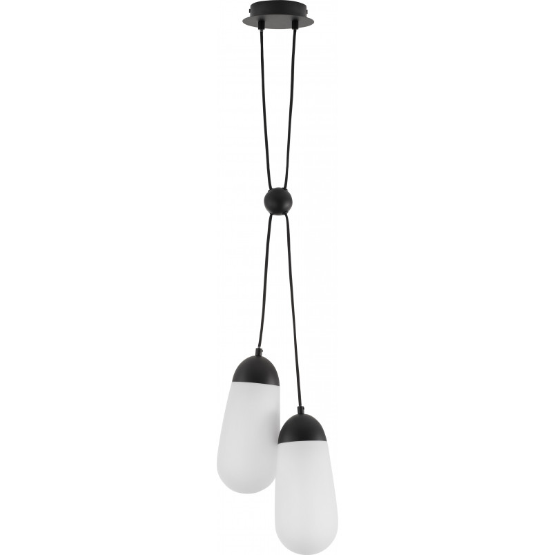 Lampa wisząca Ellipse biało-czarna | Sklep Decolab24