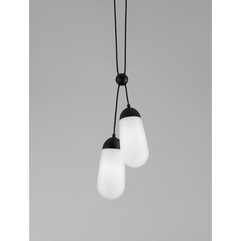 Lampa wisząca Ellipse biało-czarna | Sklep Decolab24