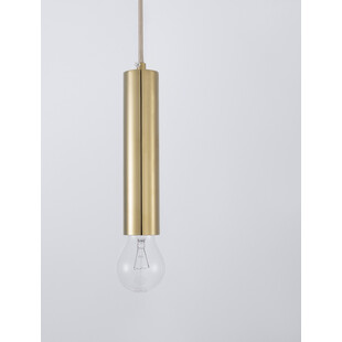 Lampa wisząca tuba glamour złota | Decolab24
