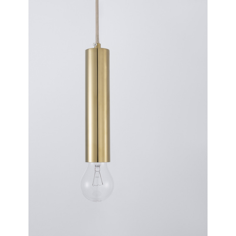 Lampa wisząca tuba glamour złota | Decolab24