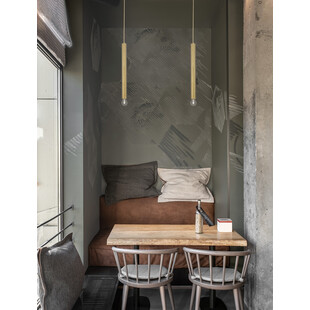 Lampa Wisząca Glamour Złota Tuba | Decolab24