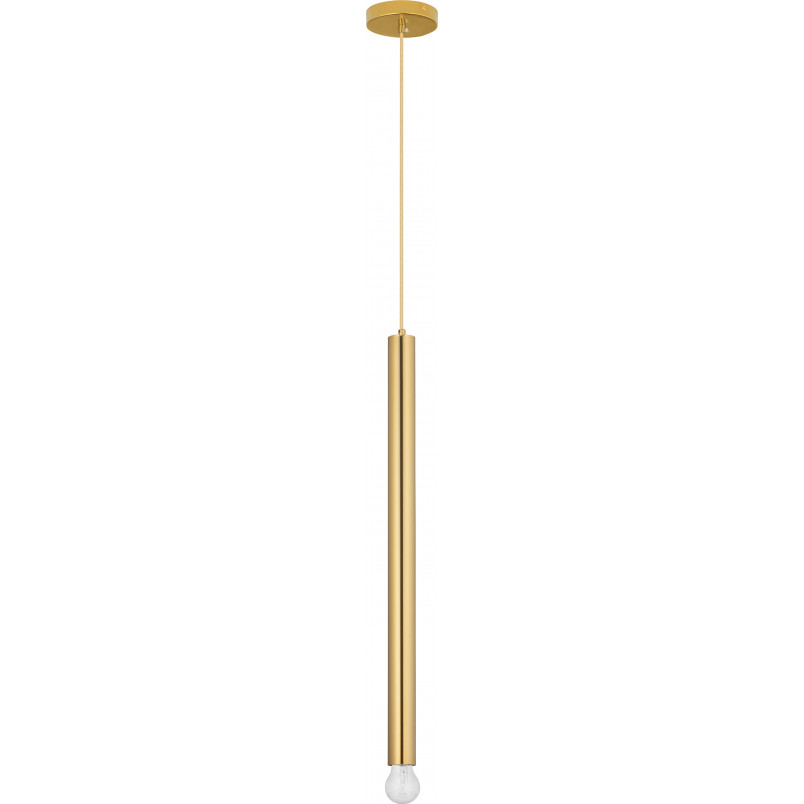 Lampa Wisząca Złota Tuba Glamour | Decolab24