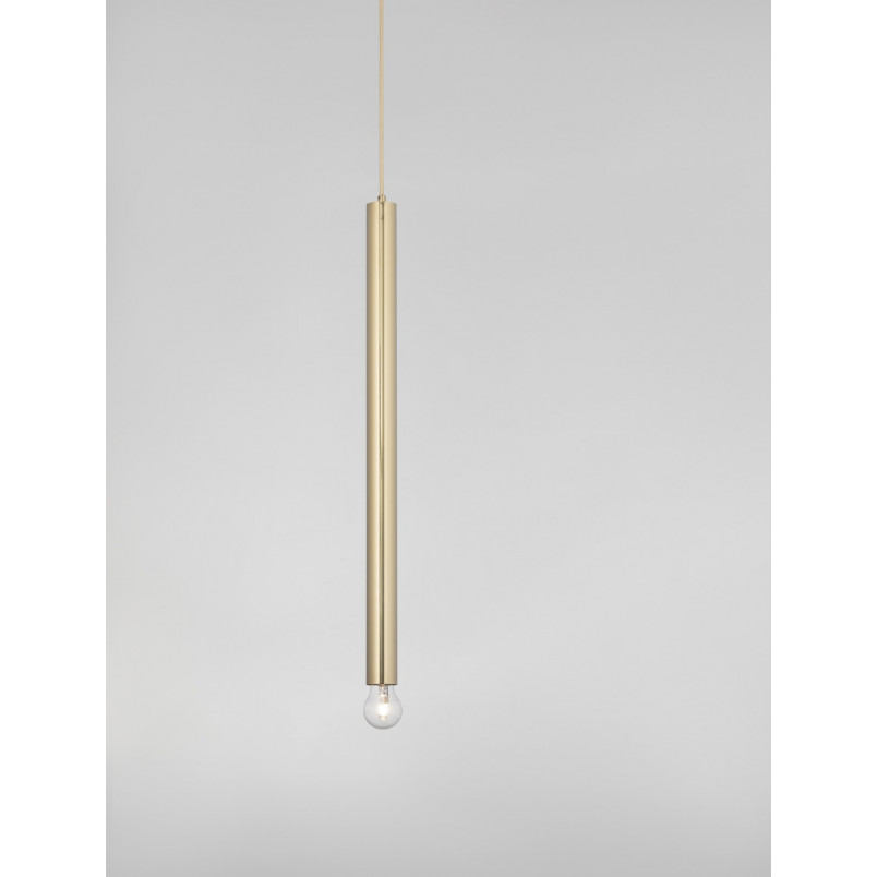 Lampa Wisząca Złota Tuba Glamour | Decolab24