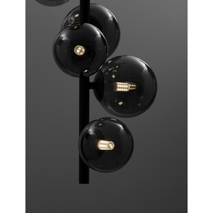 Lampa wisząca Nerro VI - szkło dymione, glamour | Decolab24