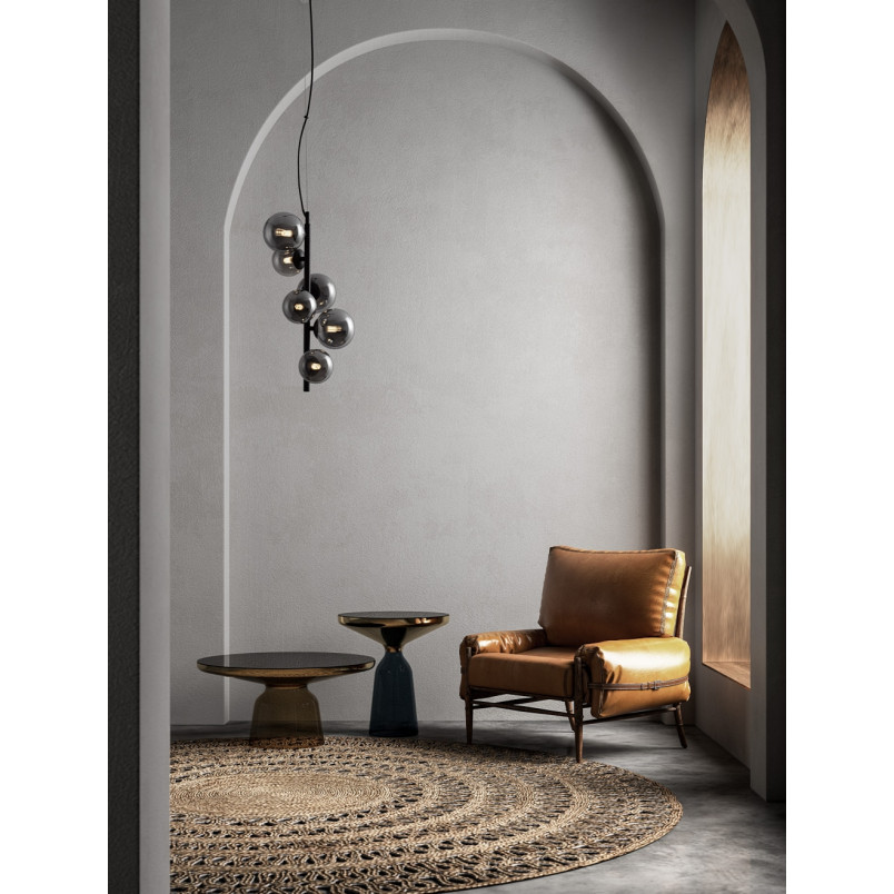 Lampa wisząca Nerro VI - szkło dymione, glamour | Decolab24