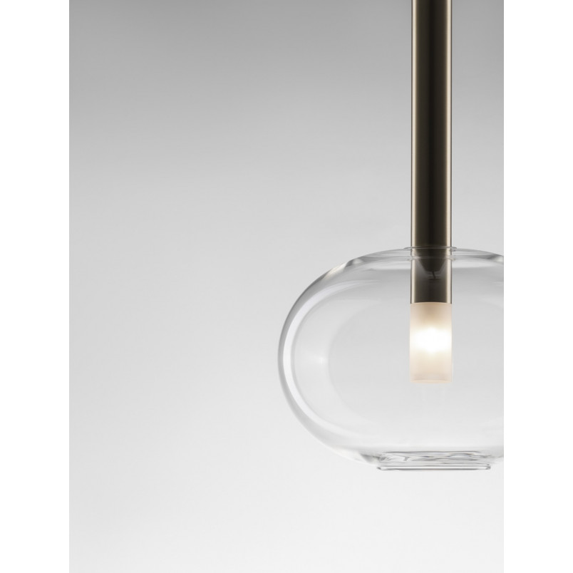 Lampa wisząca szklana Sophia I - Glamour, 24cm | Decolab24