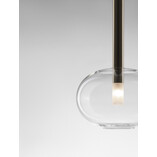 Lampa wisząca szklana Sophia I - Glamour, 24cm | Decolab24