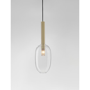Lampa wisząca Sophia - szklana, glamour, 14cm | Decolab24