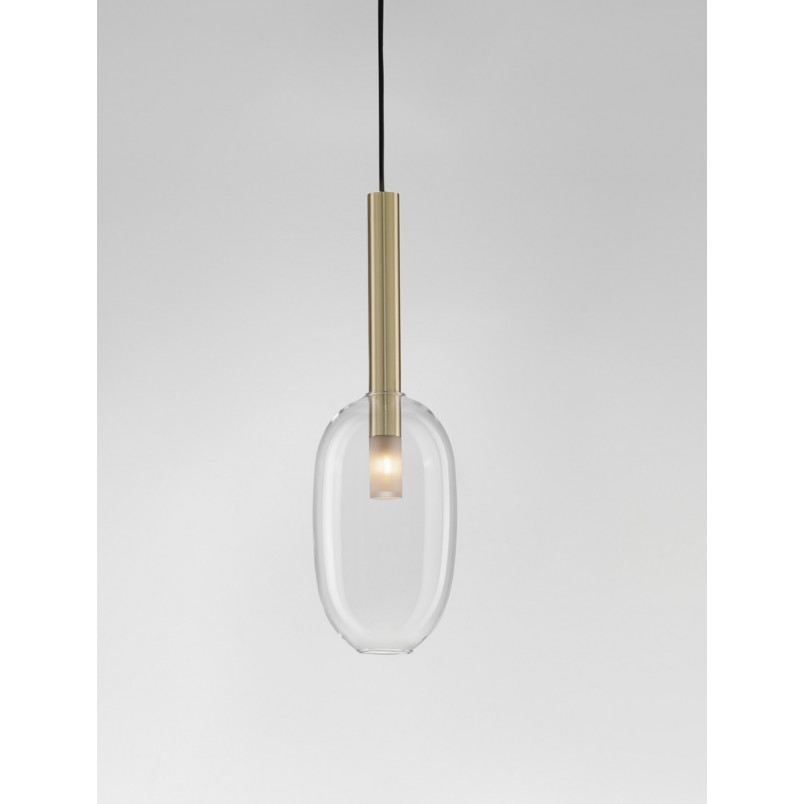 Lampa wisząca Sophia - szklana, glamour, 14cm | Decolab24