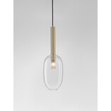 Lampa wisząca Sophia - szklana, glamour, 14cm | Decolab24