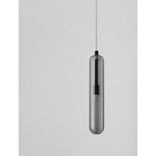 Lampa wisząca szklana retro Riffed - Elegancki design | Decolab24