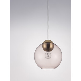 Lampa wisząca szklana kula retro Verde - Różowa | Decolab24