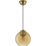 Lampa wisząca szklana kula retro Verde 24cm - Decolab24