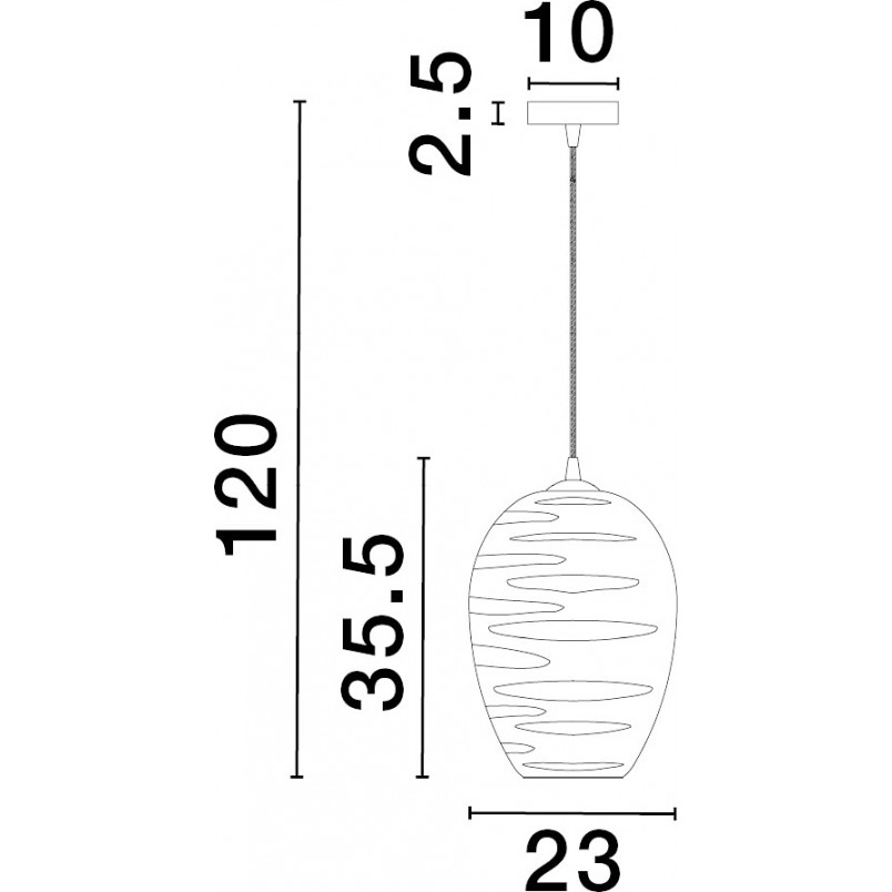 Lampa wisząca szklana Aveline | Decolab24 - Elegancki Design