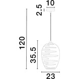 Lampa wisząca szklana Aveline | Decolab24 - Elegancki Design