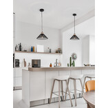 Lampa loft Sean czarna | Ażurowa wisząca E27 | Decolab24