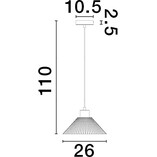 Lampa loft Sean czarna | Ażurowa wisząca E27 | Decolab24