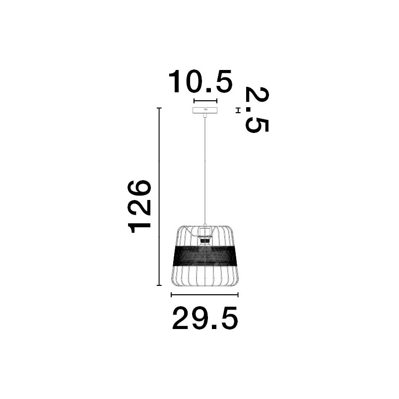 Lampa wisząca Sean czarna - Loftowa lampa metalowa E27