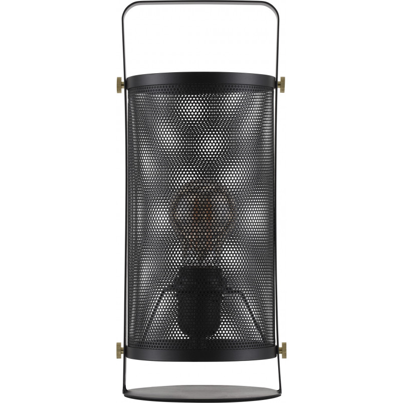 Lampa stołowa loft Sean czarna | Decolab24