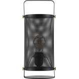 Lampa stołowa loft Sean czarna | Decolab24