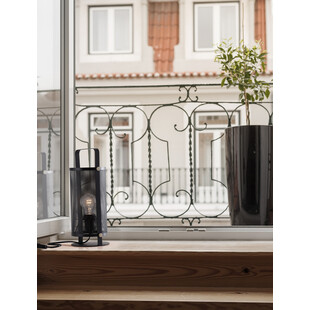 Lampa stołowa loft Sean czarna | Decolab24