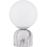 Lampa stołowa Japandi | Szkło, Marmur - Decolab24