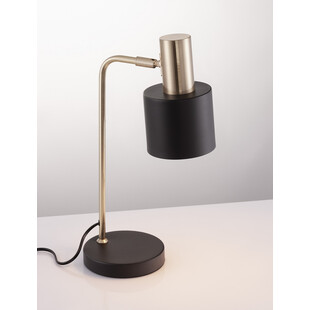 Lampa stołowa retro Mira czarno-złota | Decolab24