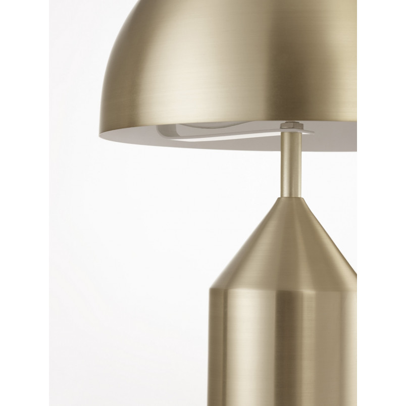 Lampa stołowa "Grzybek" Retro Mush - Złoty Mosiądz | Decolab24