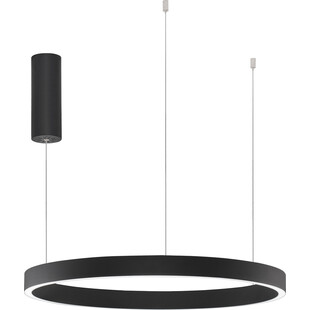 Lampa wisząca okrągła nowoczesna Astra LED 60cm 3000K 60W czarna