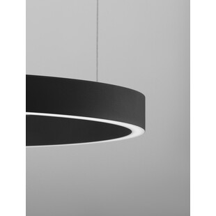 Lampa wisząca okrągła nowoczesna Astra LED 60cm 3000K 60W czarna