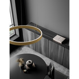 Lampa wisząca Astra LED 60cm złota - Decolab24