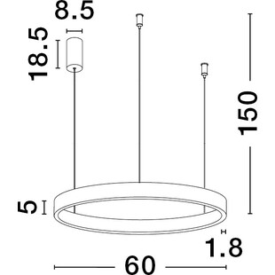 Lampa Wisząca Astra LED - Nowoczesny Design | Decolab24
