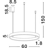 Lampa Wisząca Astra LED - Nowoczesny Design | Decolab24