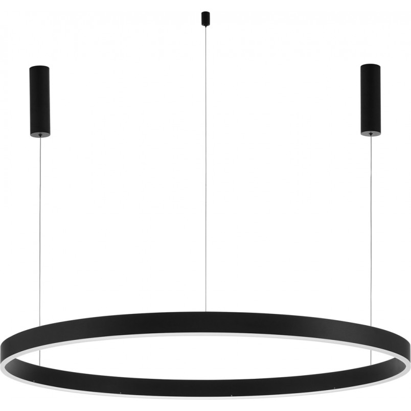 Lampa wisząca LED czarna Gemma - Nowoczesny design | Decolab24