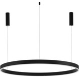 Lampa wisząca LED czarna Gemma - Nowoczesny design | Decolab24