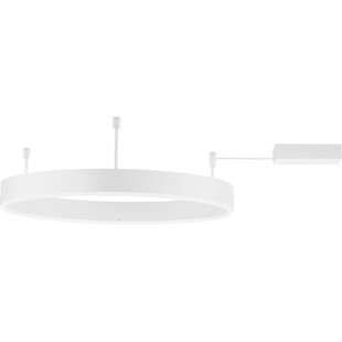 Plafon nowoczesny Gemma LED 60cm biały