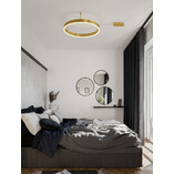 Plafon LED Gemma 60cm Złoty | Nowoczesne Lampy Decolab24