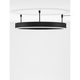 Plafon LED Gemma Czarny 60cm - Nowoczesne Oświetlenie