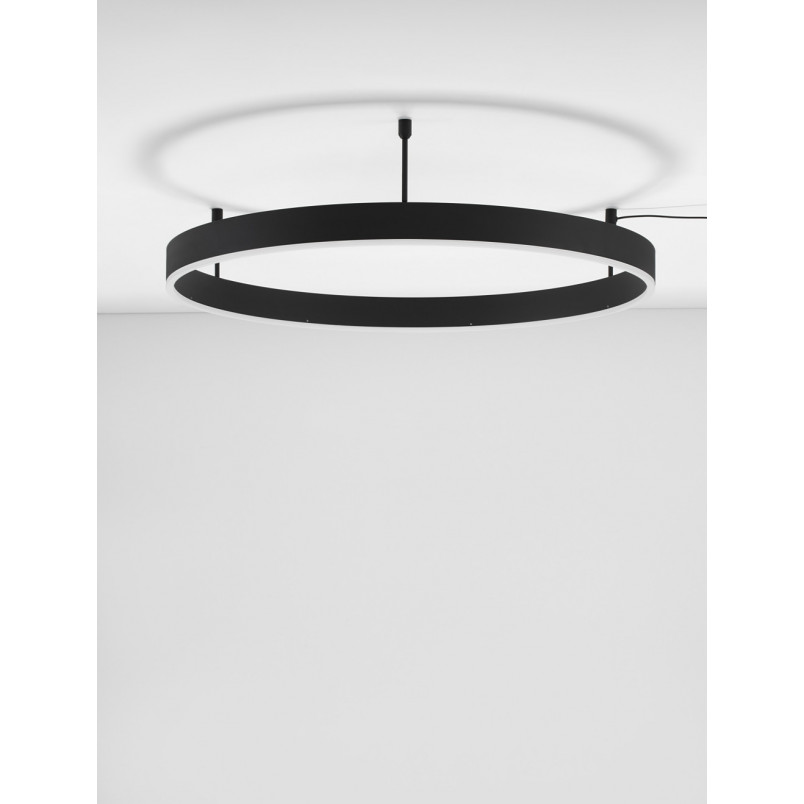 Plafon LED Gemma 80cm Czarny | Nowoczesne Lampy - Decolab24