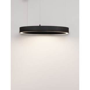Lampa wisząca okrągła nowoczesna Astra LED 60cm 3000K 40W czarna