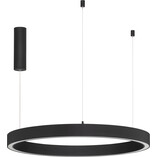 Lampa wisząca Astra LED 80cm | Nowoczesna lampa czarna - Decolab24