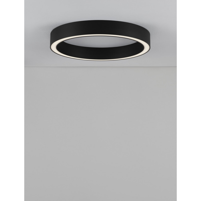 Plafon LED Nina 60cm Czarny | Nowoczesne Oświetlenie