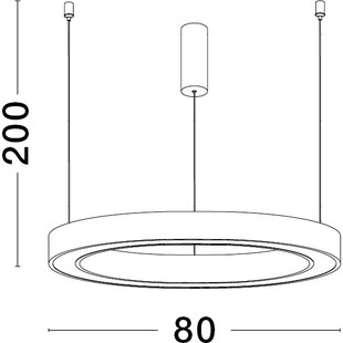Lampa wisząca Nina LED | Złota, Okrągła, Nowoczesna - Decolab24