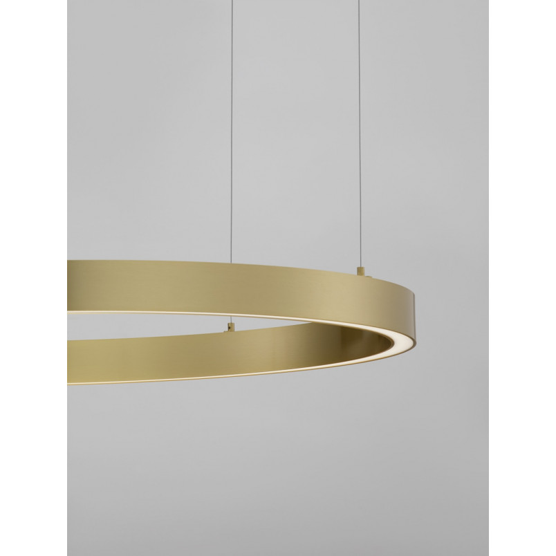 Lampa wisząca Nina LED - Złota, nowoczesna | Decolab24
