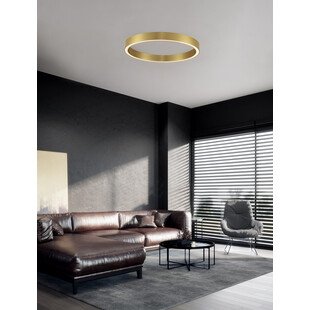 Plafon LED Nina 80cm Złoty | Nowoczesne Lampy Decolab24