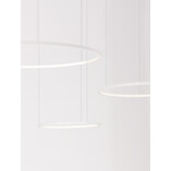 Lampa wisząca 3 okręgi biała | Nowoczesne lampy LED Decolab24