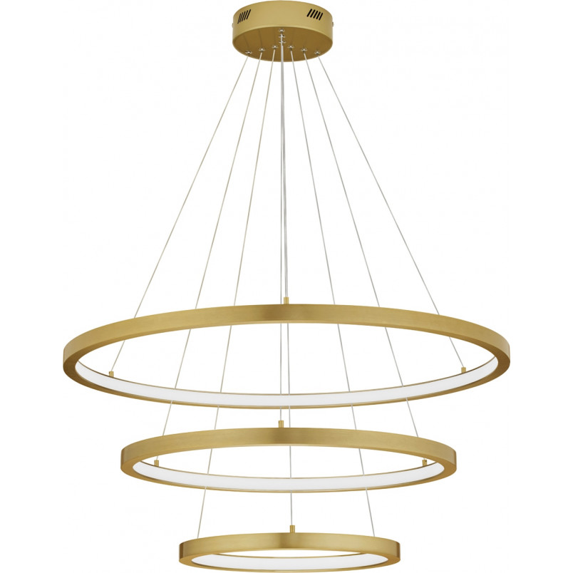 Lampa Wisząca Złota LED - Nowoczesny Żyrandol Glamour | Decolab24