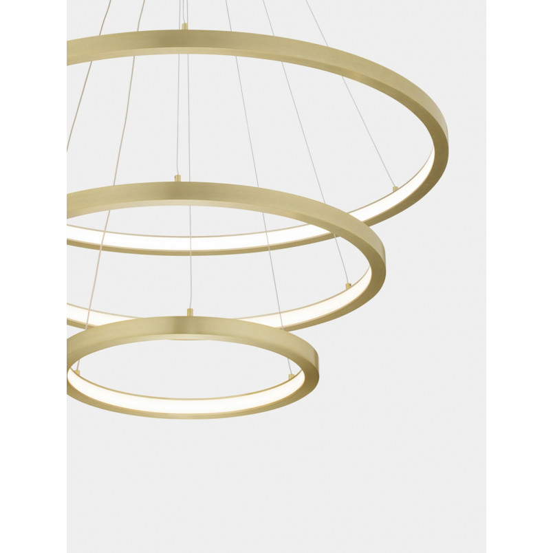 Lampa Wisząca Złota LED - Nowoczesny Żyrandol Glamour | Decolab24